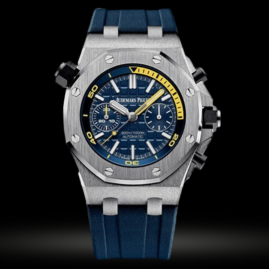 Replica Audemars Piguet Royal Oak Offshore Diver Chronograph 2016 Blau