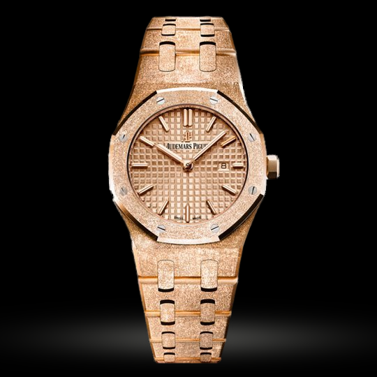 Replica Audemars Piguet Royal Oak 33mm Frosted Gold Damen