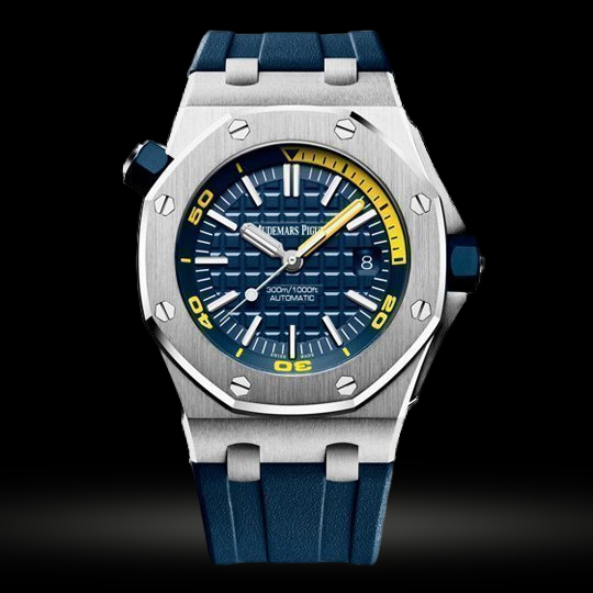 Replica Audemars Piguet Royal Oak Offshore Diver Blau