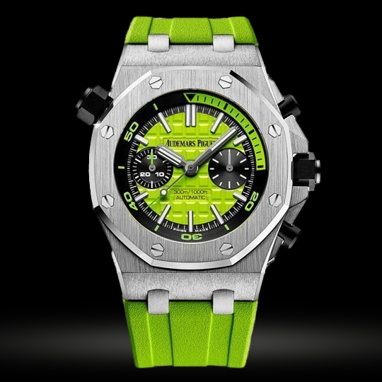 Replica Audemars Piguet Royal Oak Offshore Diver Chronograph 2016 Grün Replica Audemars Piguet Royal Oak Offshore Diver Chronograph 2016 Grün