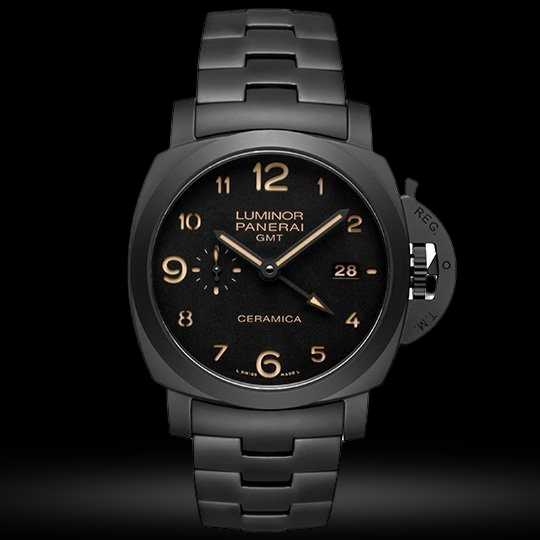 Replica Panerai Luminor 1950 3 Tage Tuttonero Gmt Keramik Herren Uhr Pam00438