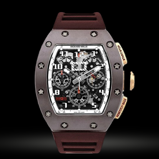 Replica Richard Mille RM 011 Flyback Chronograph Braun Keramik Asia Boutique