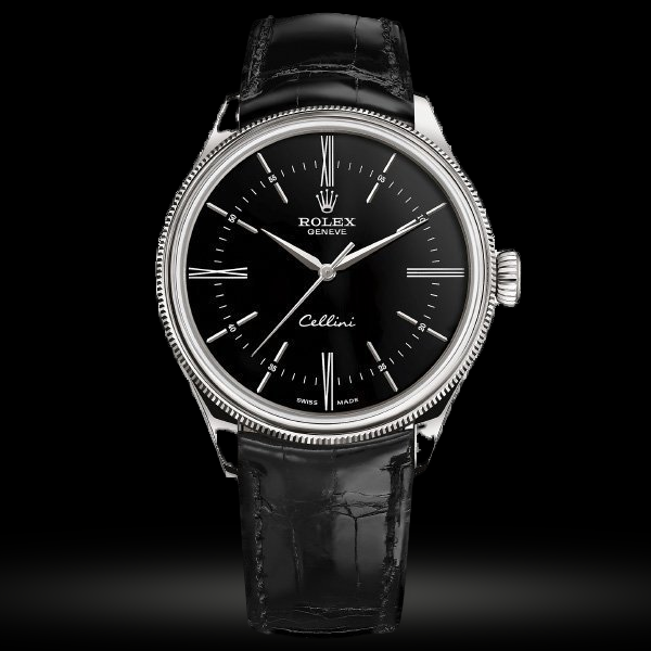 Replica Rolex Cellini Time 50509 Schwarz