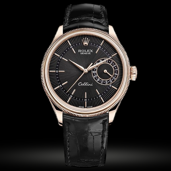 Replica Rolex Cellini Date 50515 Schwarz