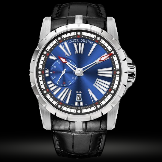 Replica Roger Dubuis Excalibur 45 Automatik mit Date und Micro-Rotor Uhr DBEX0543