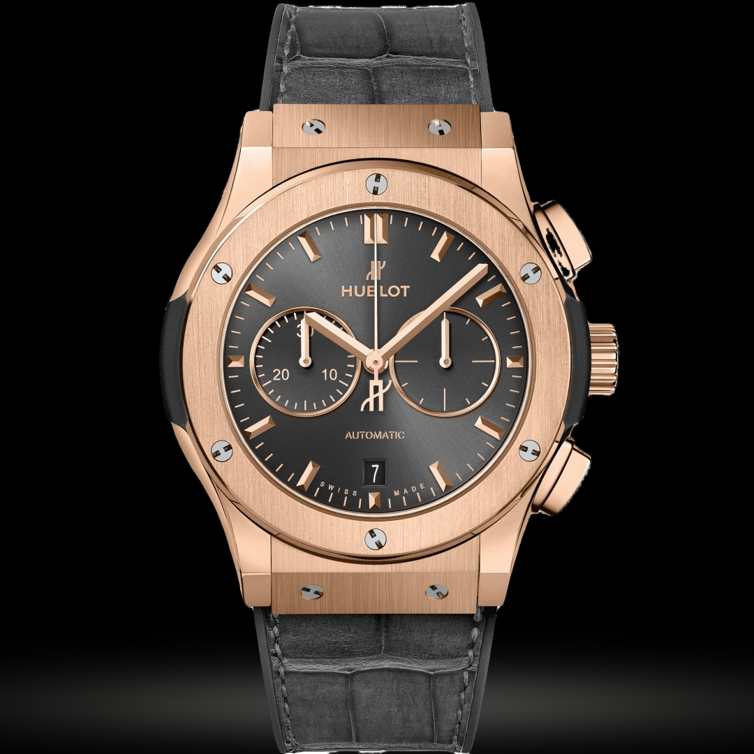 Replica Hublot Classic Fusion Racing Grau Chronograph King Gold 42mm 541.OX.7080.LR