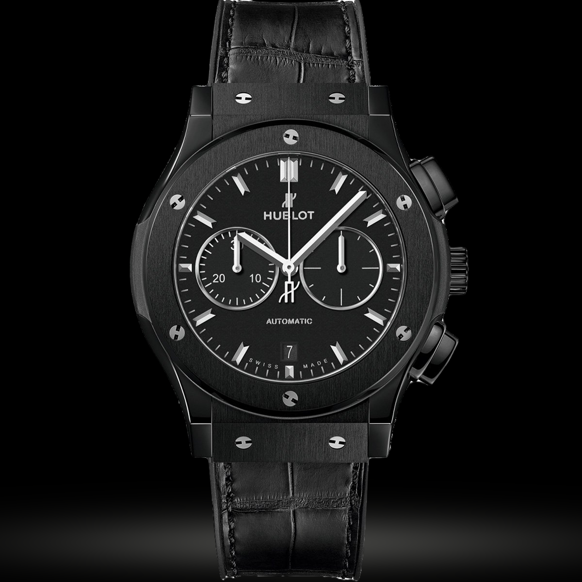 Replica Hublot Classic Fusion Chronograph Keramik Black Magic 42 mm 541.CM.1171.RX