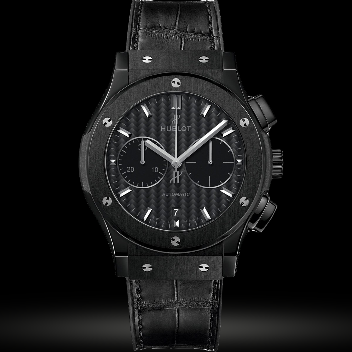 Replica Hublot Classic Fusion Chronograph Keramik Black Magic 42 mm 541.CM.1771.RX
