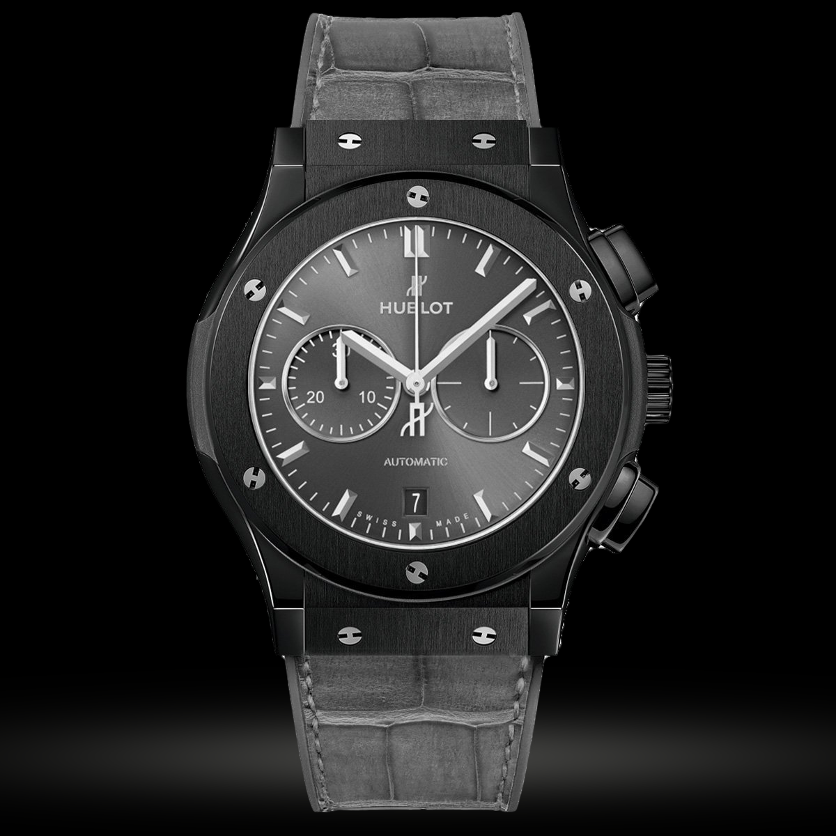 Replica Hublot Classic Fusion Chronograph Keramik Grau Magic 42 mm 541.CM.1771.RX
