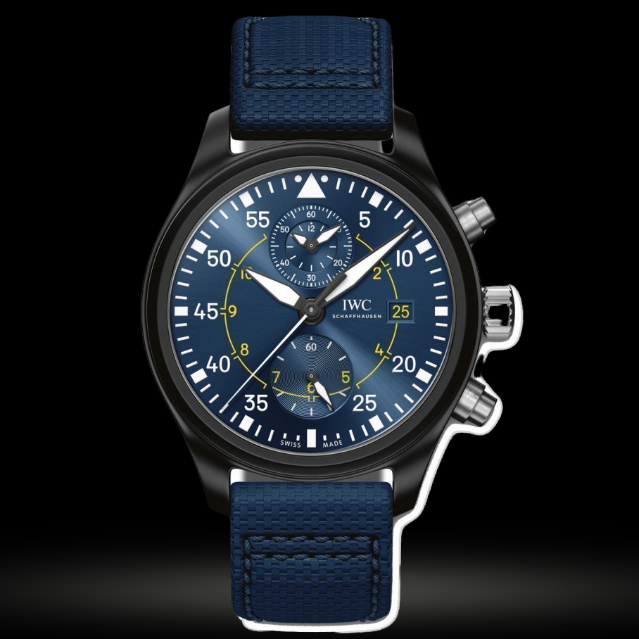 Replica IWC Pilot's Uhr Chronograph Edition Blau Angels IW389008