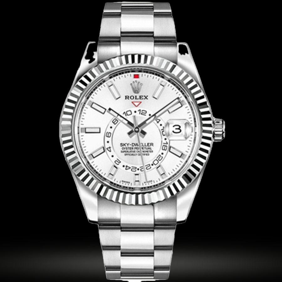 Replica Rolex Sky-Dweller Weißes Rolesor 326934 Weiß
