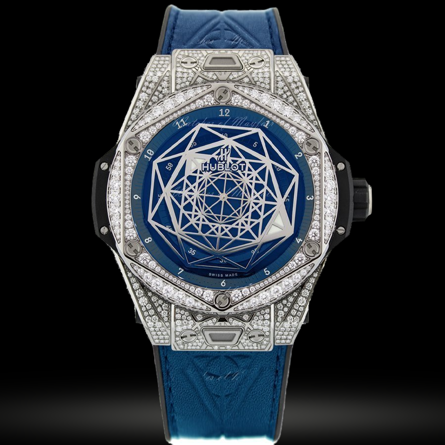 Replica Hublot Big Bang Sang Bleu Titan Pave 45mm 415.NX.7179.VR.1704.MXM18 Replica Hublot Big Bang Sang Bleu Titan Pave 45mm 415.NX.7179.VR.1704.MXM18