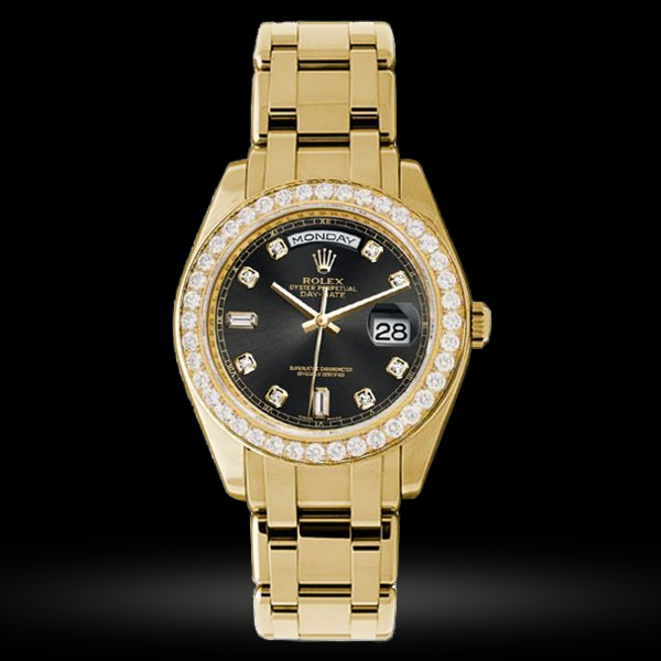 Replica Rolex Day-Date Sonderedition Gelbgold Masterpiece 18948 Champagne Dial Replica Rolex Day-Date Sonderedition Gelbgold Masterpiece 18948 Champagne Dial