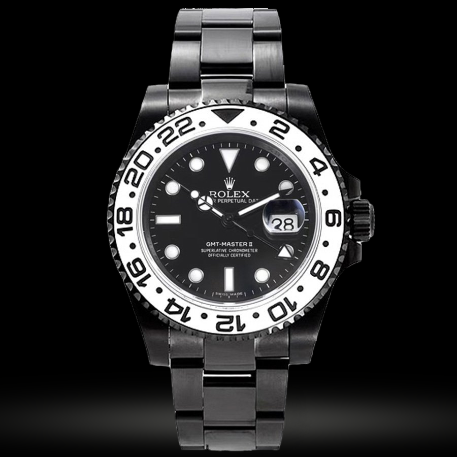 Replica GMT-Master II Oreo PVD Weiße Keramik Bezel 116710
