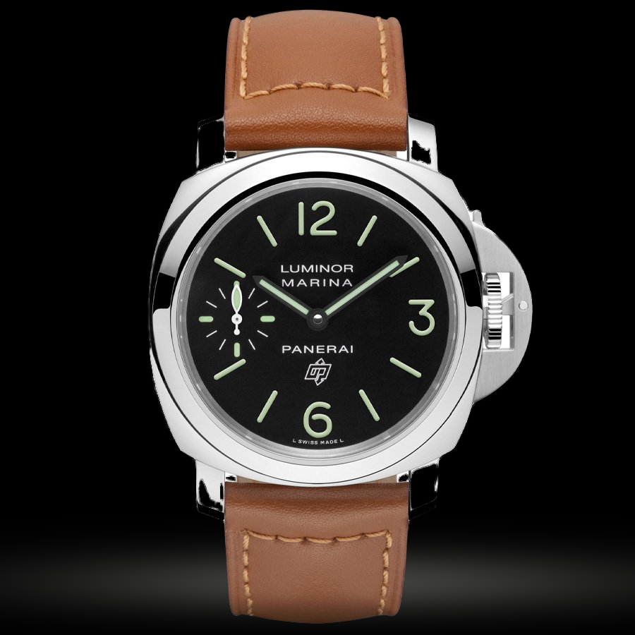 Replica Officine Panerai Luminor Marina Logo Stahl PAM01005