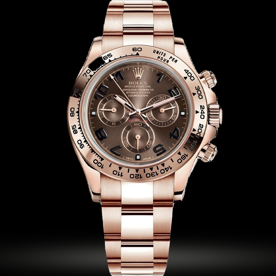 Replica Rolex Cosmograph Daytona Everose Gold 116505 Chocolate Dial