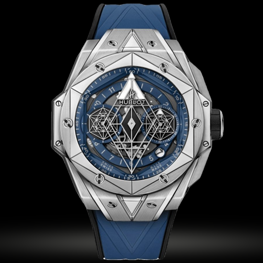 Replica Hublot Big Bang Sang Bleu Unico II Titan Blau 418.NX.5107.RX.MXM20 Replica Hublot Big Bang Sang Bleu Unico II Titan Blau 418.NX.5107.RX.MXM20