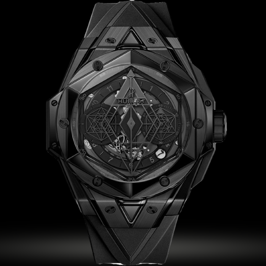 Replica Hublot Big Bang Sang Bleu II All Black 418.CX.1114.RX.MXM20
