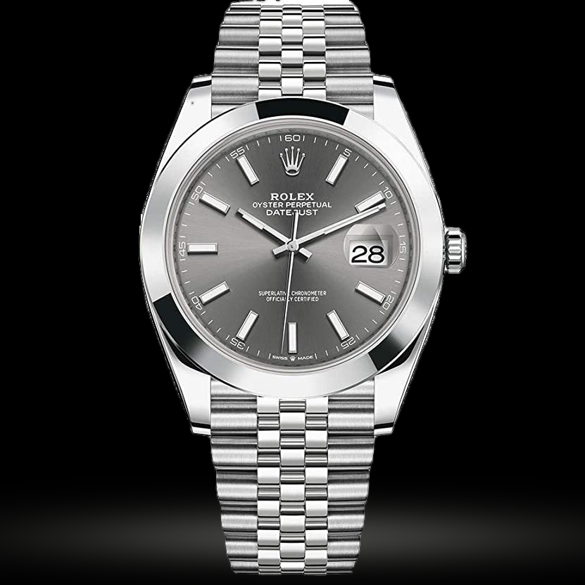 Replica Rolex Datejust 41 Stahl Smooth Bezel Jubilee 126300 Dark rhodium Replica Rolex Datejust 41 Stahl Smooth Bezel Jubilee 126300 Dark rhodium