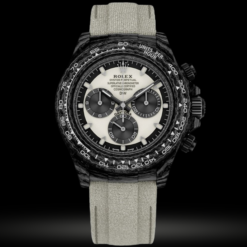 Replica Rolex Cosmograph Daytona Carbon Cream invert