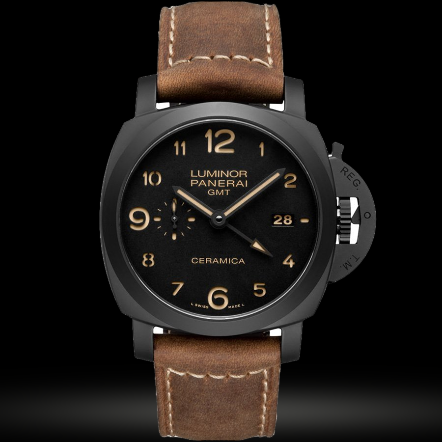 Replica Officine Panerai Luminor 3 Tage GMT Automatik Keramik PAM00441