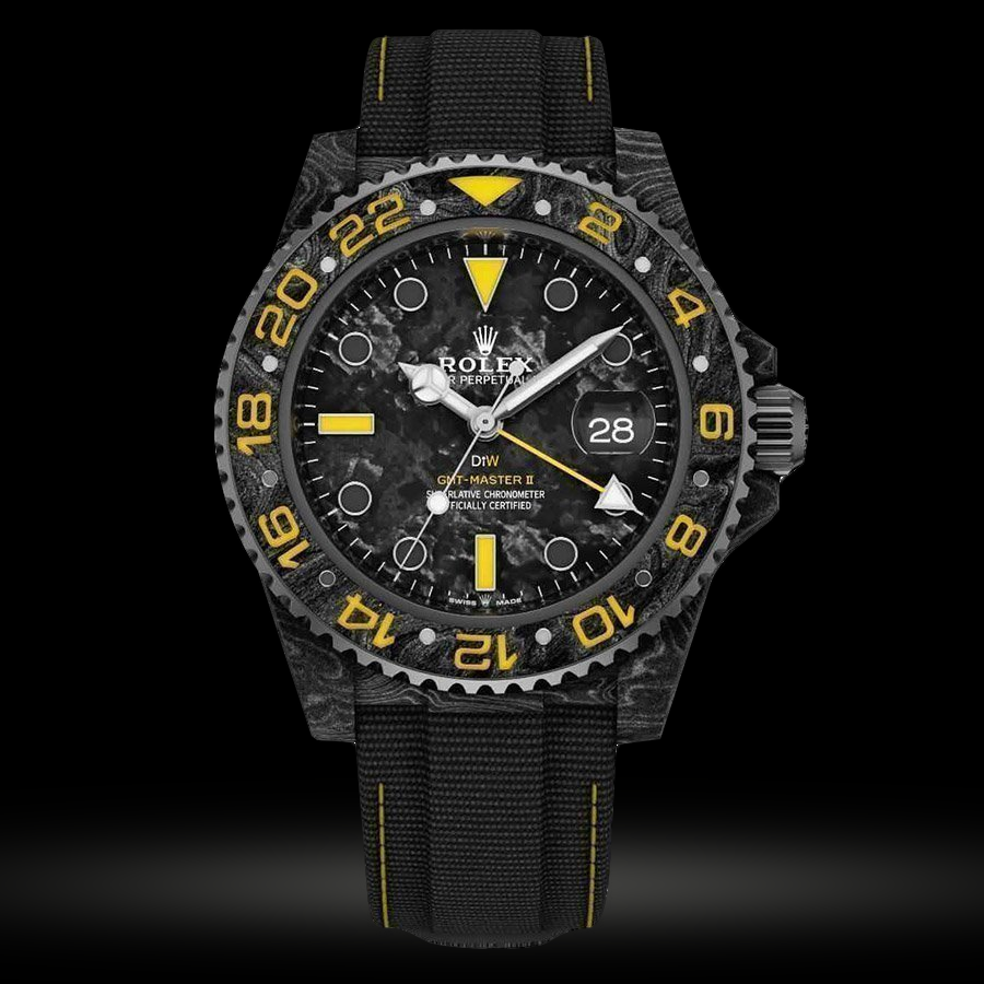 Replica Rolex GMT Master II DIW Carbon Spyder Edition