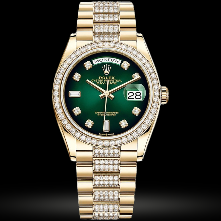 Replica Rolex Day-Date 36 Gelbgold Bezel set mit Diamant President Bracelet 128348rbr-0036 Replica Rolex Day-Date 36 Gelbgold Bezel set mit Diamant President Bracelet 128348rbr-0036