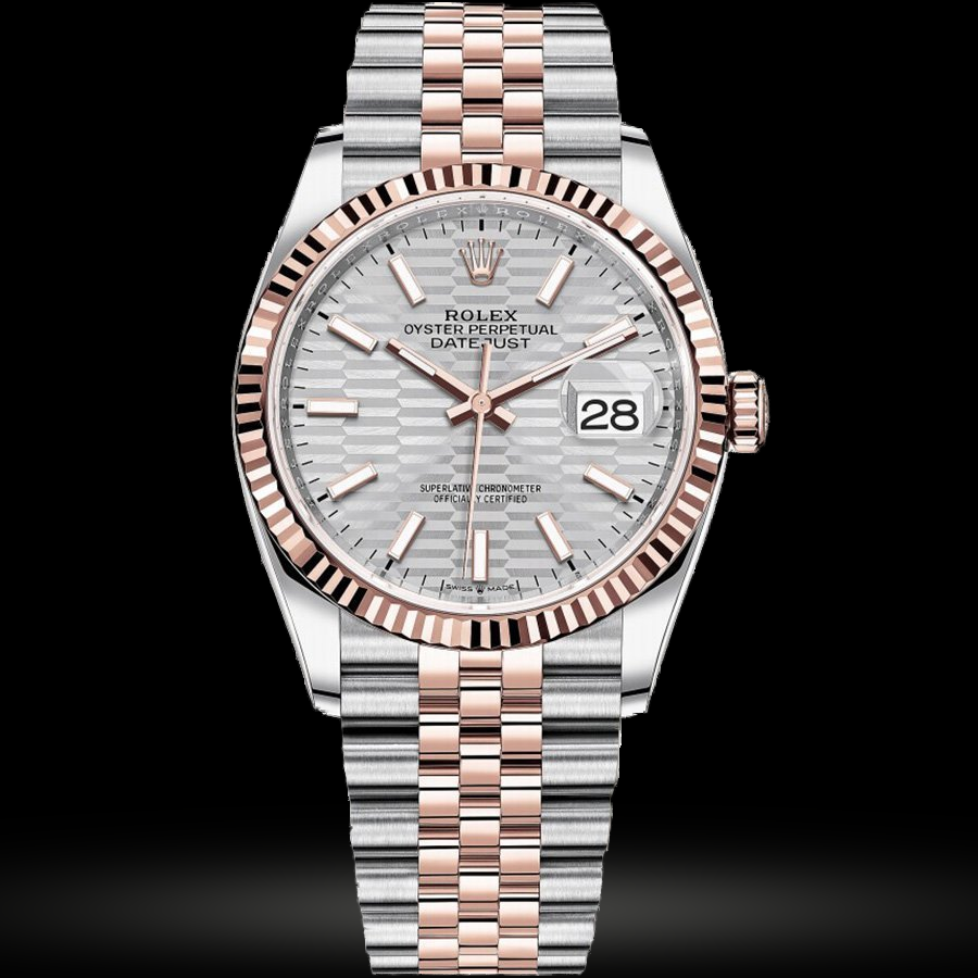 Replica Rolex Datejust 36 Everose Rolesor Jubilee-Armband 126231-0031