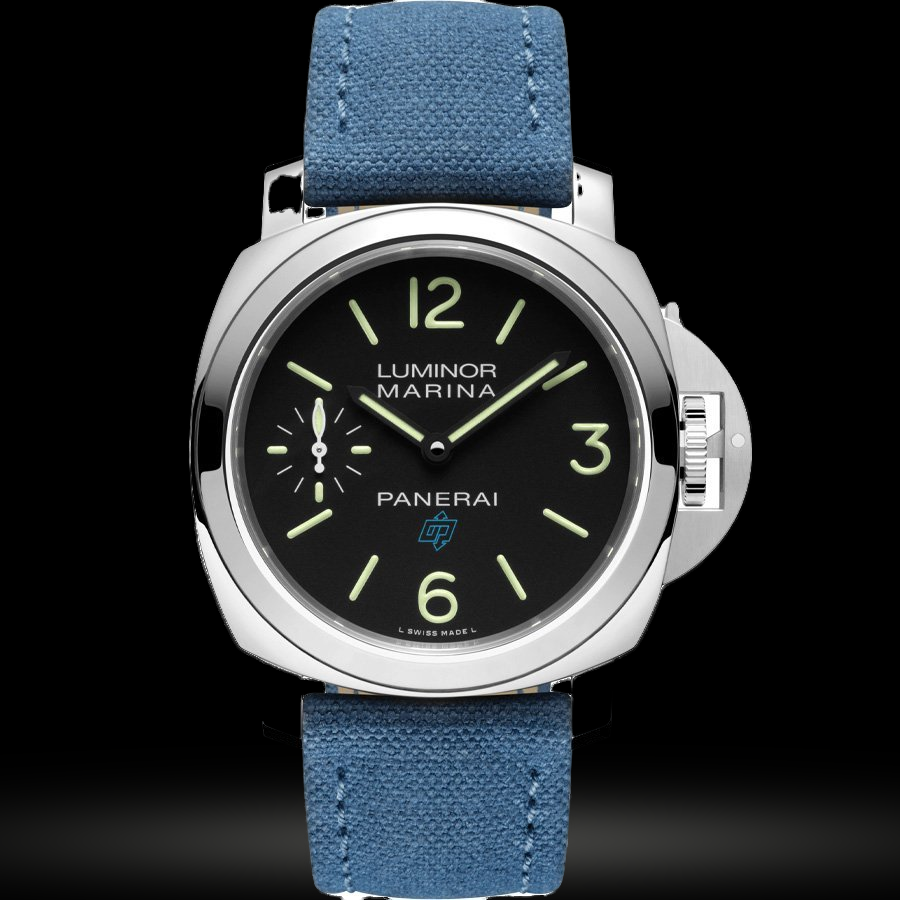 Replica Officine Panerai Luminor Marina Logo 3 Tage Stahl 44 mm PAM00777