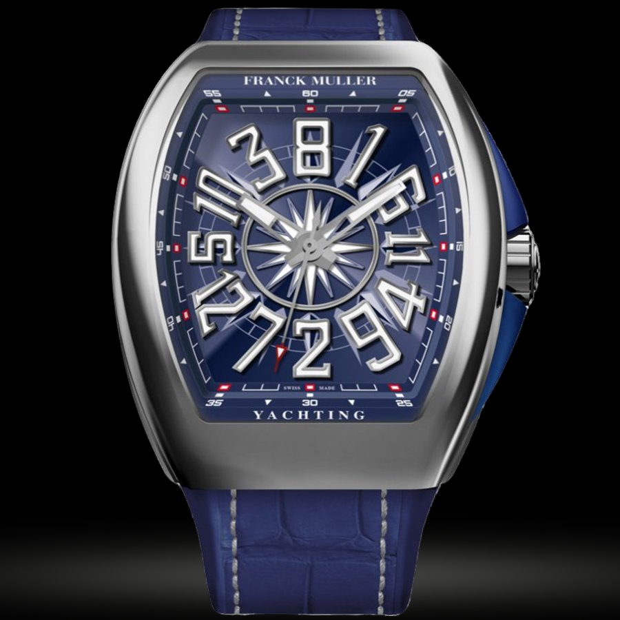 Replica Franck Muller Vanguard Yachting Crazy Hours V 45 CH YACHT (BL)