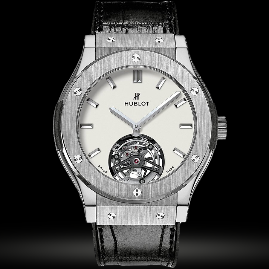 Replica Hublot Classic Fusion 45 mm Classic Fusion Tourbillon Titan Opalin 45 505.NX.2610.LR