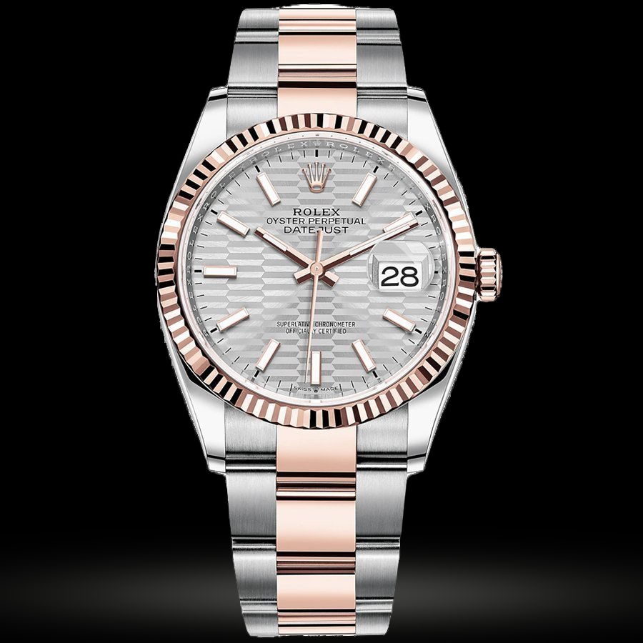 Replica Rolex Datejust 36 Everose Rolesor Oyster-Armband 126231-0034 Replica Rolex Datejust 36 Everose Rolesor Oyster-Armband 126231-0034