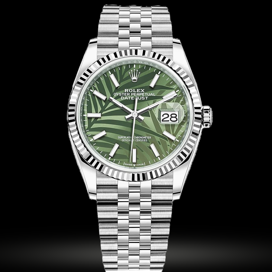 Replica Rolex Datejust 36 Weißes Rolesor Jubilee-Armband 126234-0047