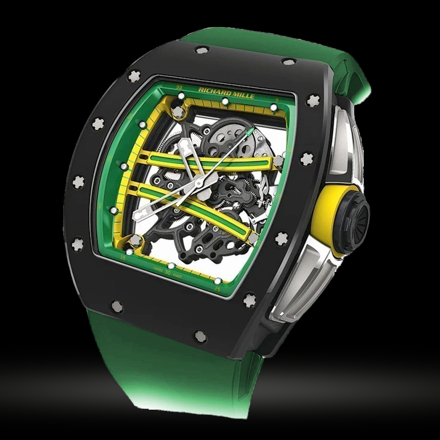 Replica Richard Mille RM 050-068 RM 61-01 Yohan Blake RM 61-01 Grünes Zifferblatt Replica Richard Mille RM 050-068 RM 61-01 Yohan Blake RM 61-01 Grünes Zifferblatt