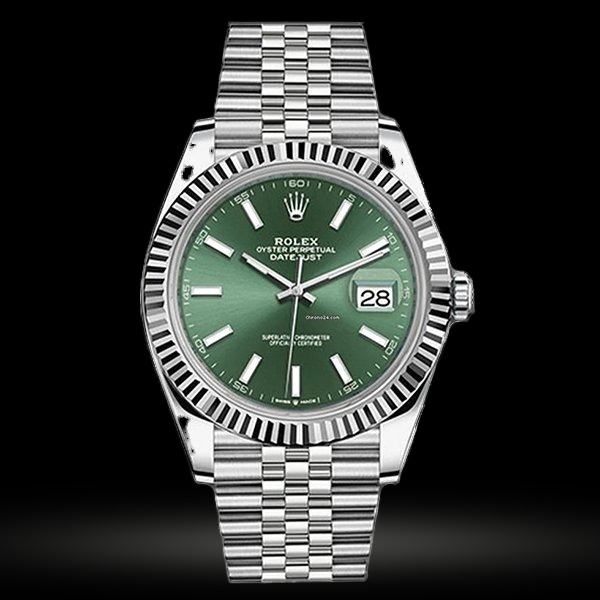 Replica Rolex Datejust 41 mint Grün 126334-0028