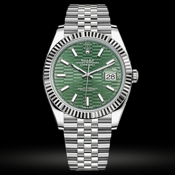 Replica Rolex Datejust 41 Mint Grün Geriffelte Lünette motif 126334-0030 Replica Rolex Datejust 41 Mint Grün Geriffelte Lünette motif 126334-0030