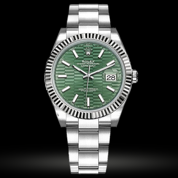 Replica Rolex Datejust 41 Mint Grün Geriffelte Lünette motif 126334-0030 Replica Rolex Datejust 41 Mint Grün Geriffelte Lünette motif 126334-0030
