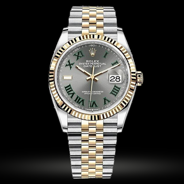 Replica Rolex Datejust 36 Two Tone Wimbledon Dial 126333