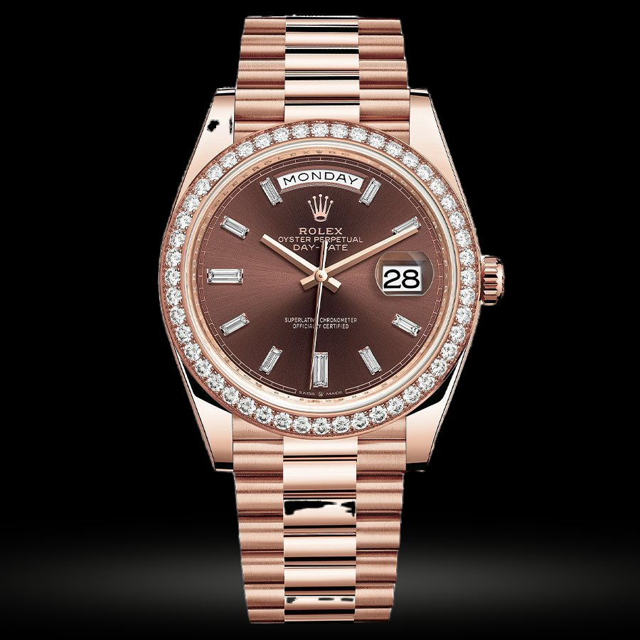 Replica Rolex Day-Date II Chocolate set mit Diamanten 228345RBR Replica Rolex Day-Date II Chocolate set mit Diamanten 228345RBR