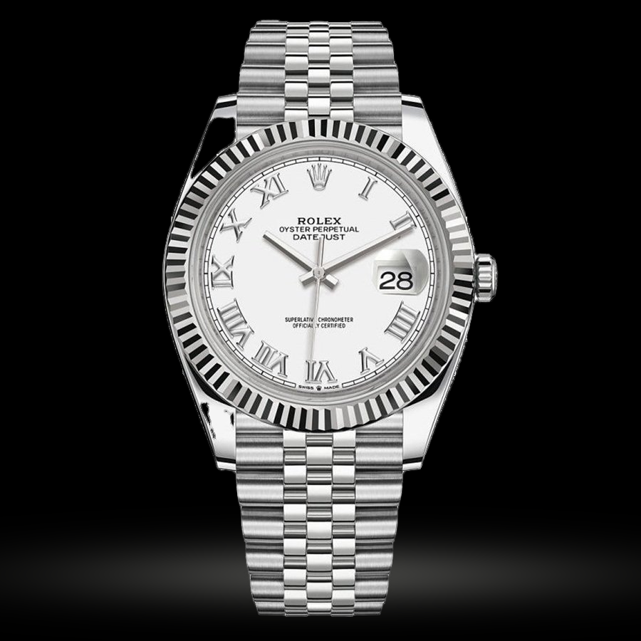 Replica Rolex Datejust 36 126234 Weiß Roman
