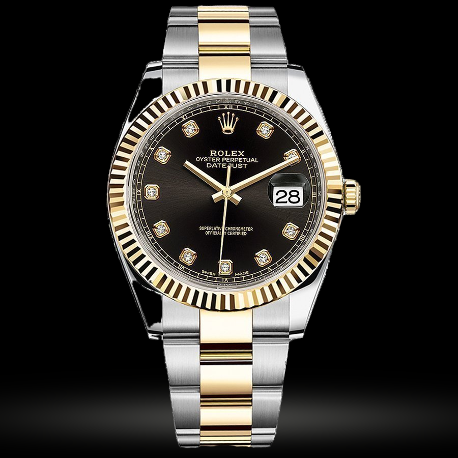 Replica Rolex Datejust 41 126333 Schwarz set mit Diamanten Oyster-Armband Replica Rolex Datejust 41 126333 Schwarz set mit Diamanten Oyster-Armband