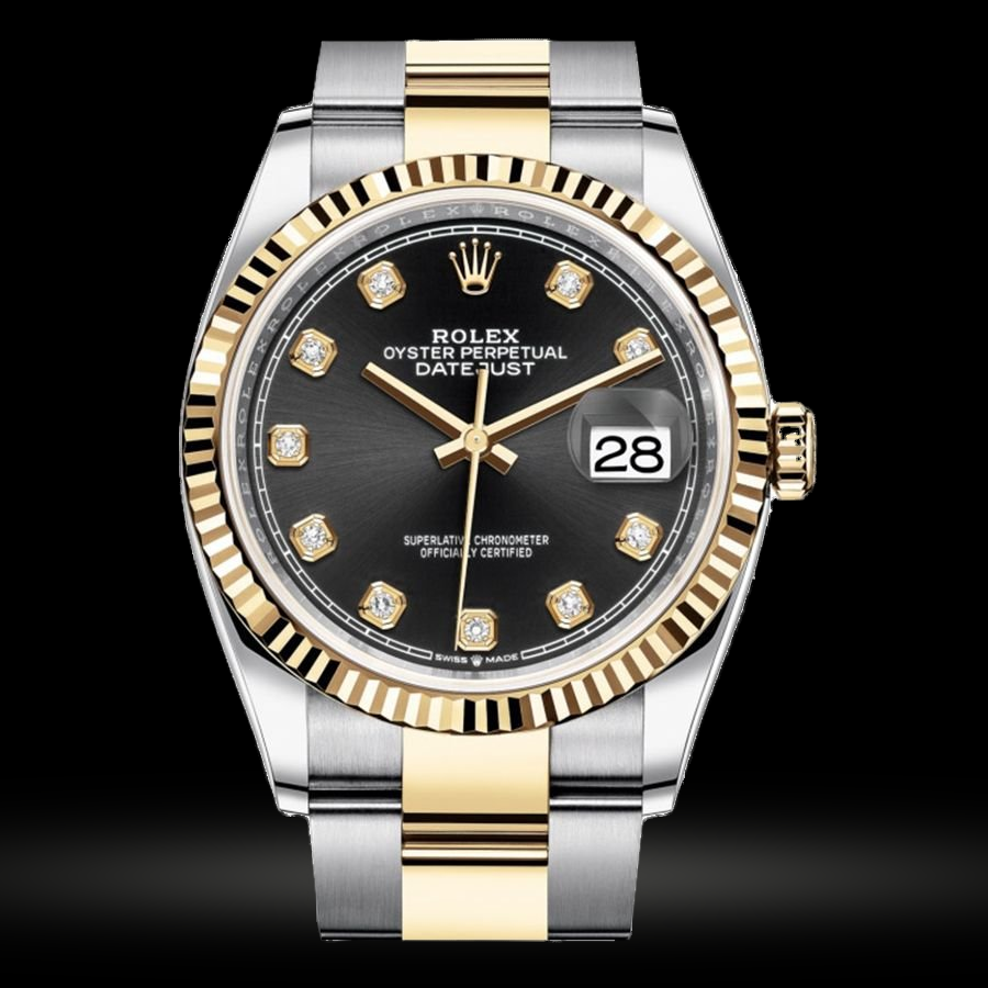 Replica Rolex Datejust Lady Stahl Gelbgold 36mm M126233-0022 34273