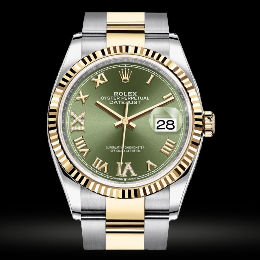 Replica Rolex Datejust Lady Stahl Gelbgold 36mm M126233-0026 34277