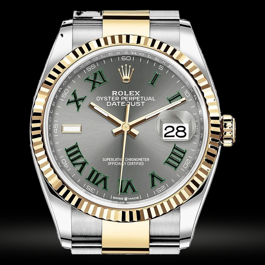 Replica Rolex Datejust Lady Stahl Gelbgold 36mm 126233-0036