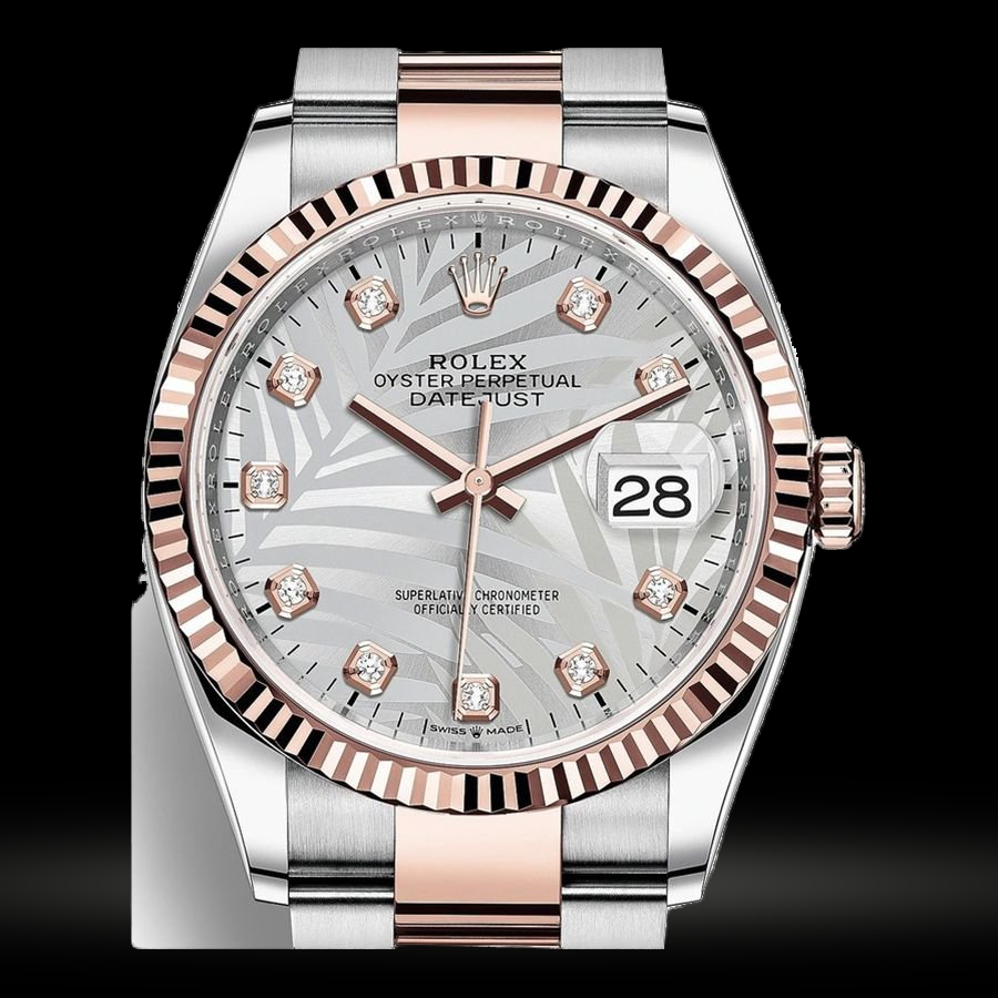 Replica Rolex Datejust Lady Stahl Roségold 36mm 126231-0038