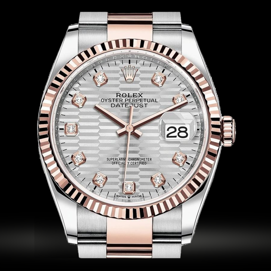 Replica Rolex Datejust Lady Stahl Roségold 36mm 126231-0040