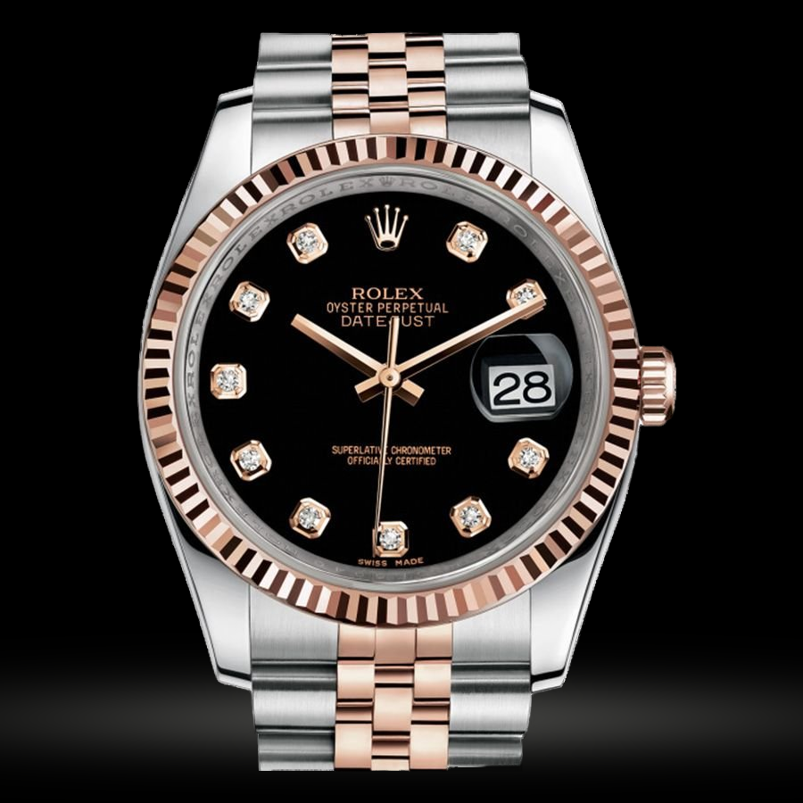 Replica Rolex Datejust Lady Stahl Roségold 36mm M116231-0056 30445