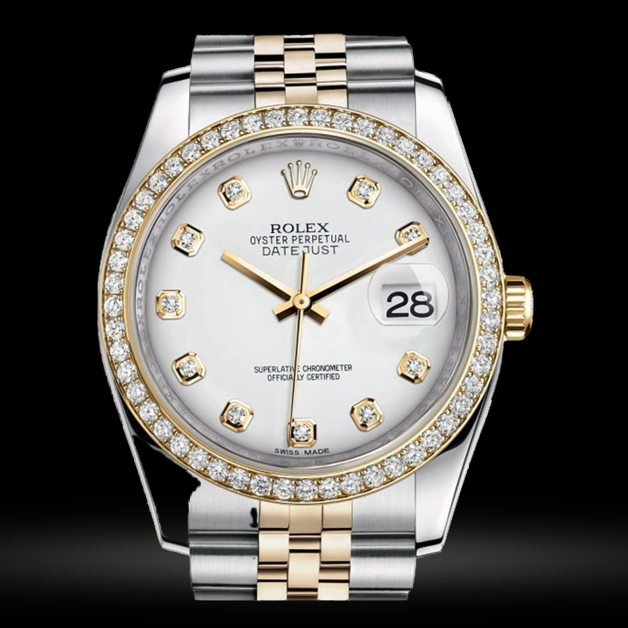 Replica Rolex Datejust Lady Stahl Gelbgold 36mm 116243-Weiß-Dial-Diamant-Jubilee 21651 Replica Rolex Datejust Lady Stahl Gelbgold 36mm 116243-Weiß-Dial-Diamant-Jubilee 21651