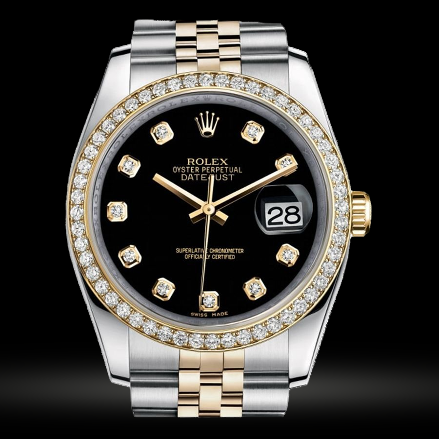 Replica Rolex Datejust Lady Stahl Gelbgold 36mm 116243-Schwarz-Dial-Diamant-Jubilee 21655 Replica Rolex Datejust Lady Stahl Gelbgold 36mm 116243-Schwarz-Dial-Diamant-Jubilee 21655