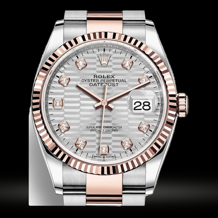 Replica Rolex Datejust Lady Stahl Roségold 36mm 126231-0040